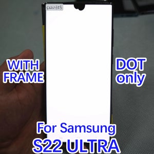 S22울트라 EU/US 버전 프레임 터치스크린 디지타이저 포함 S22 울트라 슈퍼 아몰레드 LCD 디스플레이 삼성 S908 S908B S908U용 (디스플레이 결함 있음)