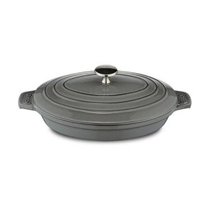 [스타우브] 타원형 핫 플레이트 그레이 ST332318