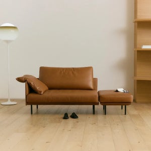 알로소 바드 2인소파 가죽소파 (싱글베드)