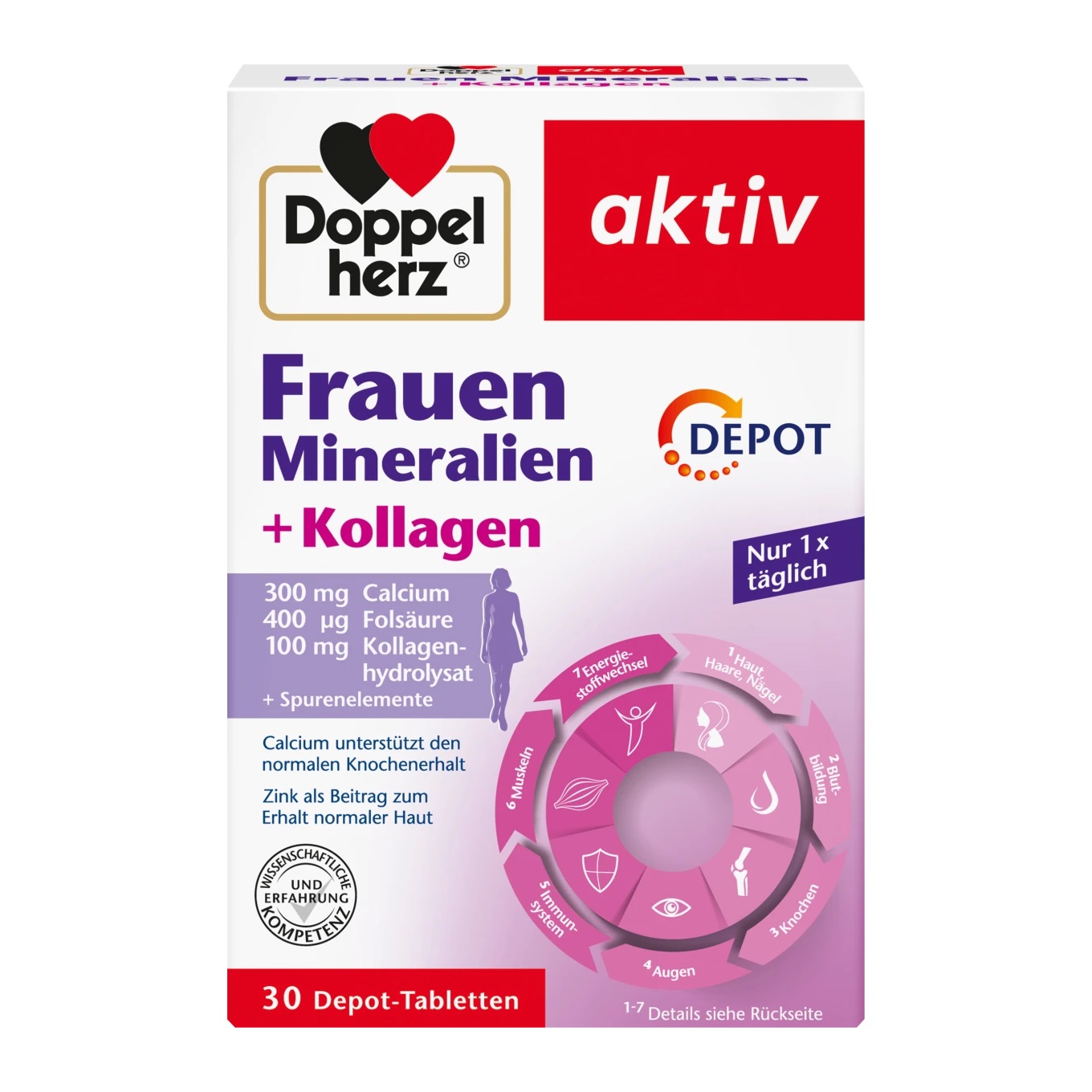 도펠헤르츠 여성 미네랄 + 콜라겐 디포 30정, 1개