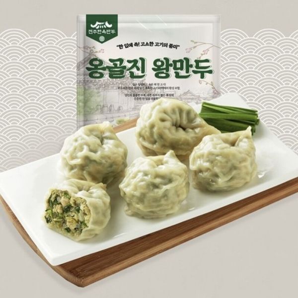나래푸드 전주한옥만두 옹골진 고기 왕만두