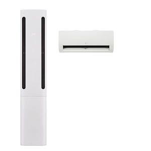 LG 휘센 오브제컬렉션 쿨 1시리즈 2in1 에어컨 18평형+6평형 (에센스 화이트) FQ18FC1EA2 60개월약정