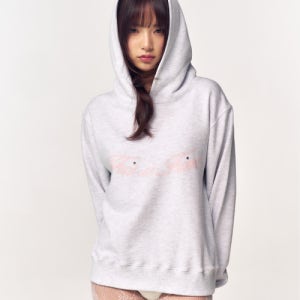 [디스이즈파인] 스탠다드 시그니처 후디 그레이+핑크 TIF01HD02