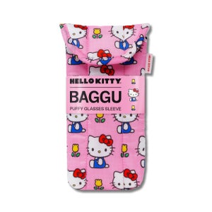 [바쿠] BAGGU 패딩 안경 케이스 파우치 Hello Kitty Pink 5014990809