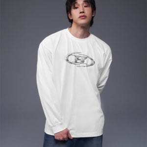 [본투윈] CAMO B LOGO LONG SLEEVE [WHITE] BH1MLT222WH