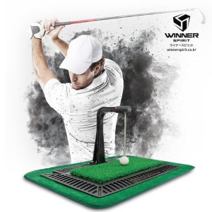위너스피릿 [CJ]  직접 타격 골프 연습기 리얼스윙300 WSI-300