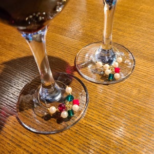 무료각인🎁내잔네잔 와인링 맥주 캠핑 크리스마스 소품 파티, 17공간 십칠공간