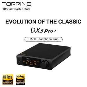 TOPPING DX3 Pro+ DAC 헤드폰 앰프 ES9038Q2M 디코더 Bluetooth 5.0 LDAC 오디오 DX3 Pro(원격 제어 포함) DX3 Pro Plus