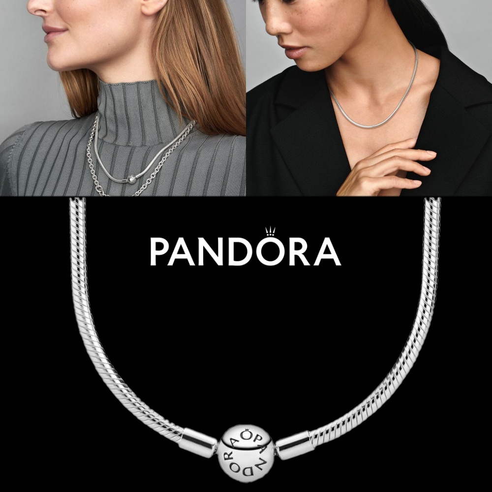 판도라 모멘츠 스네이크 체인 목걸이