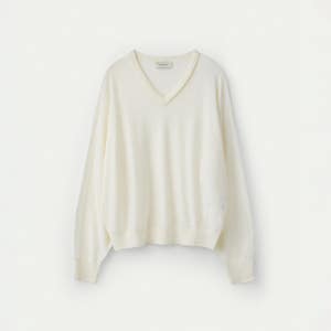 우마뭉 Extra Fine Merino Wool V Neck Pullover UM261WPO58
