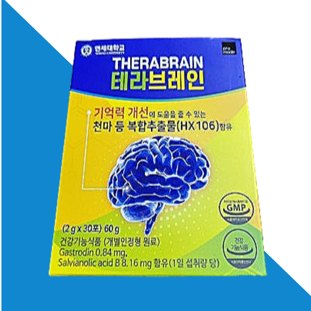 테라브레인 120g 용안육 맥문동 <b>천마</b> 단삼 <b>복합추출물</b> 녹용 홍경천 홍삼 셀레늄 아연  3박스