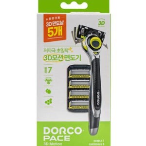 도루코 PACE 3D모션 면도기+면도날 5입