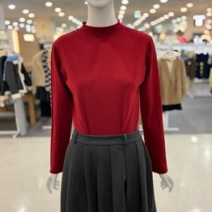 레노브 비비드 컬러 터틀 반목 니트 OC2LKT2