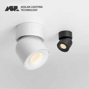 아이실란 LED 천장 스포트라이트 360 °   회전 COB 천장 조명 7W/9W 표면 장착 램프 실내 조명을 위한 현대적인 디자인
