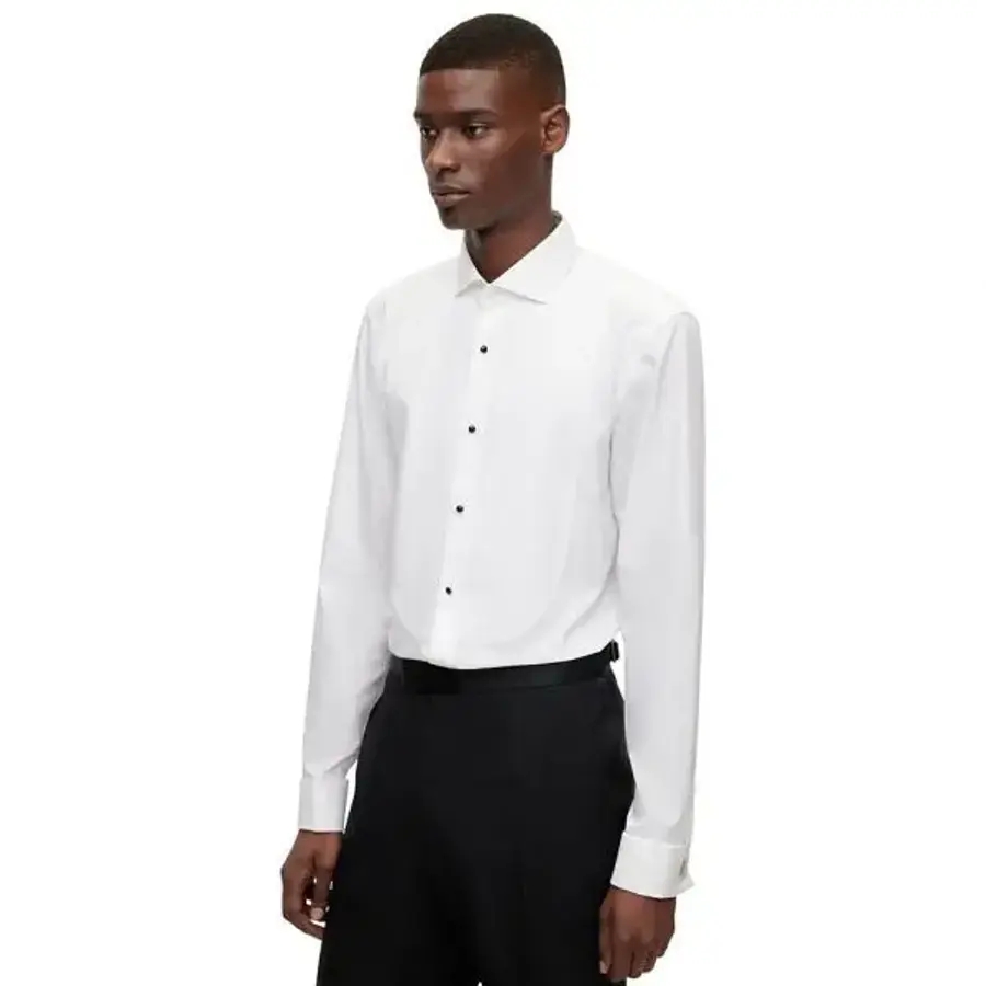 BOSS 슬림핏 <b>이지아이언</b> 폴린 드레스 셔츠 ssphhwjg920993