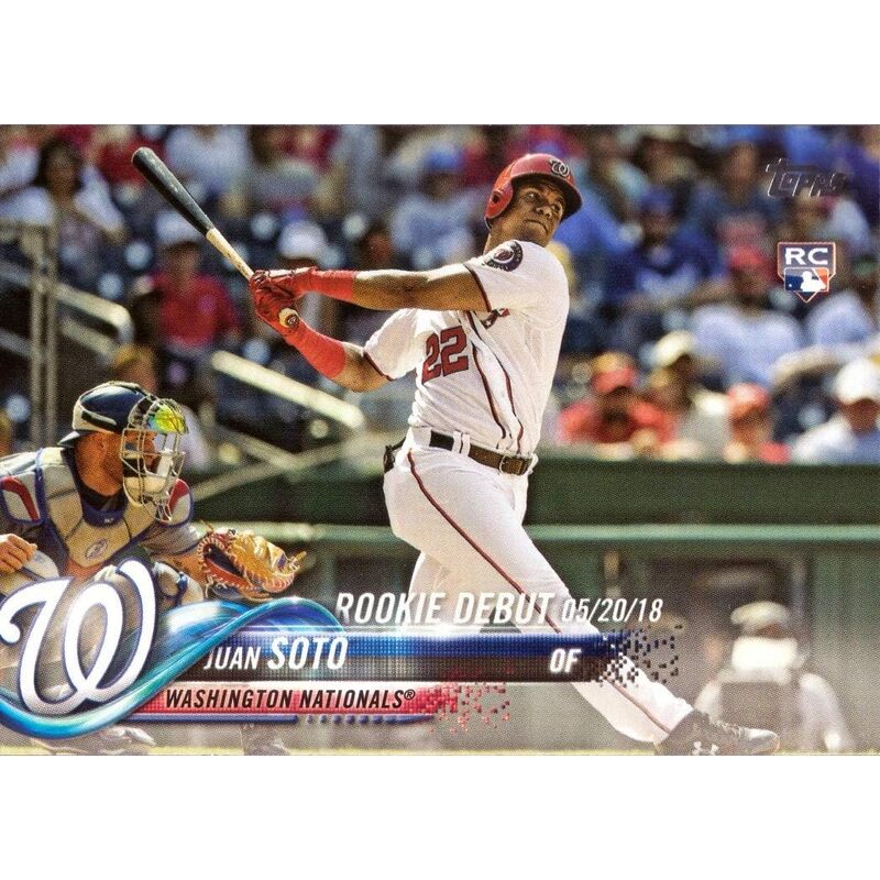2018 Topps Update Baseball US104 후안 소토 루키 데뷔 카드