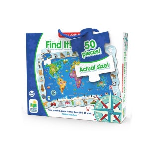 러닝저니 퍼즐더블 세계동물 퍼즐 2종 세트 3세 이상 KC인증