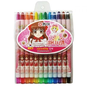 샤프식 색연필 12색 동아 여 학용품