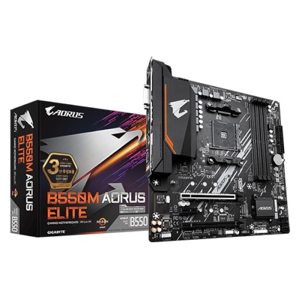 기가바이트 B550M AORUS ELITE 제이씨현