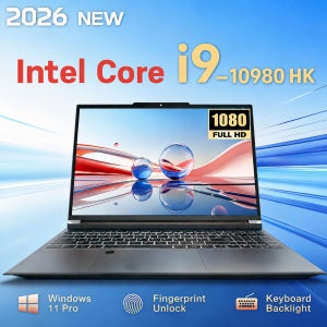 윈도우 11 프로 노트북 인텔 코어 i9-10980HK 16GB 램 1TB SSD 오피스 게이머 스터디 노트북 컴퓨터 PC