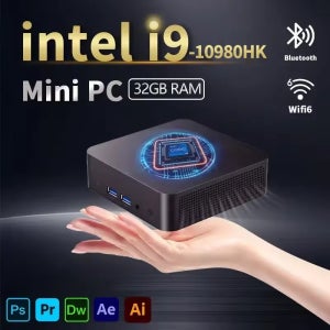 미니 컴퓨터 윈도우 11 인텔 코어 i9 10980HK 16GB/32GB 램 1TB SSD WIFI 6 BT5.2 4K HD 미니 게이밍/오피스/학습용 PC