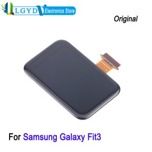 삼성 갤럭시 핏 3 용 AMOLED 스크린, SM-R390 워치 디스플레이 터치 스크린, 전체 조립 수리 교체 부품, 1.6 인치