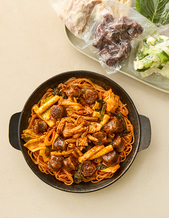 신의주 찹쌀순대 매콤양념 쫄순대 곱창볶음 성분 분석