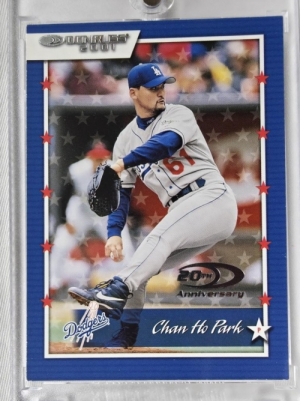 2001 DONRUSS 돈러스 박찬호 LA 다저스 MLB 야구 카드 ★
