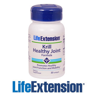 라이프 익스텐션 Life Extension 크릴 오메가3 관절 영양제 30정