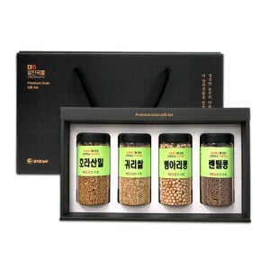 판촉물셋트 더알찬곡물 프리미엄 슈퍼푸드 귀리쌀 렌틸콩 병아리콩 4종2호 구매사은품