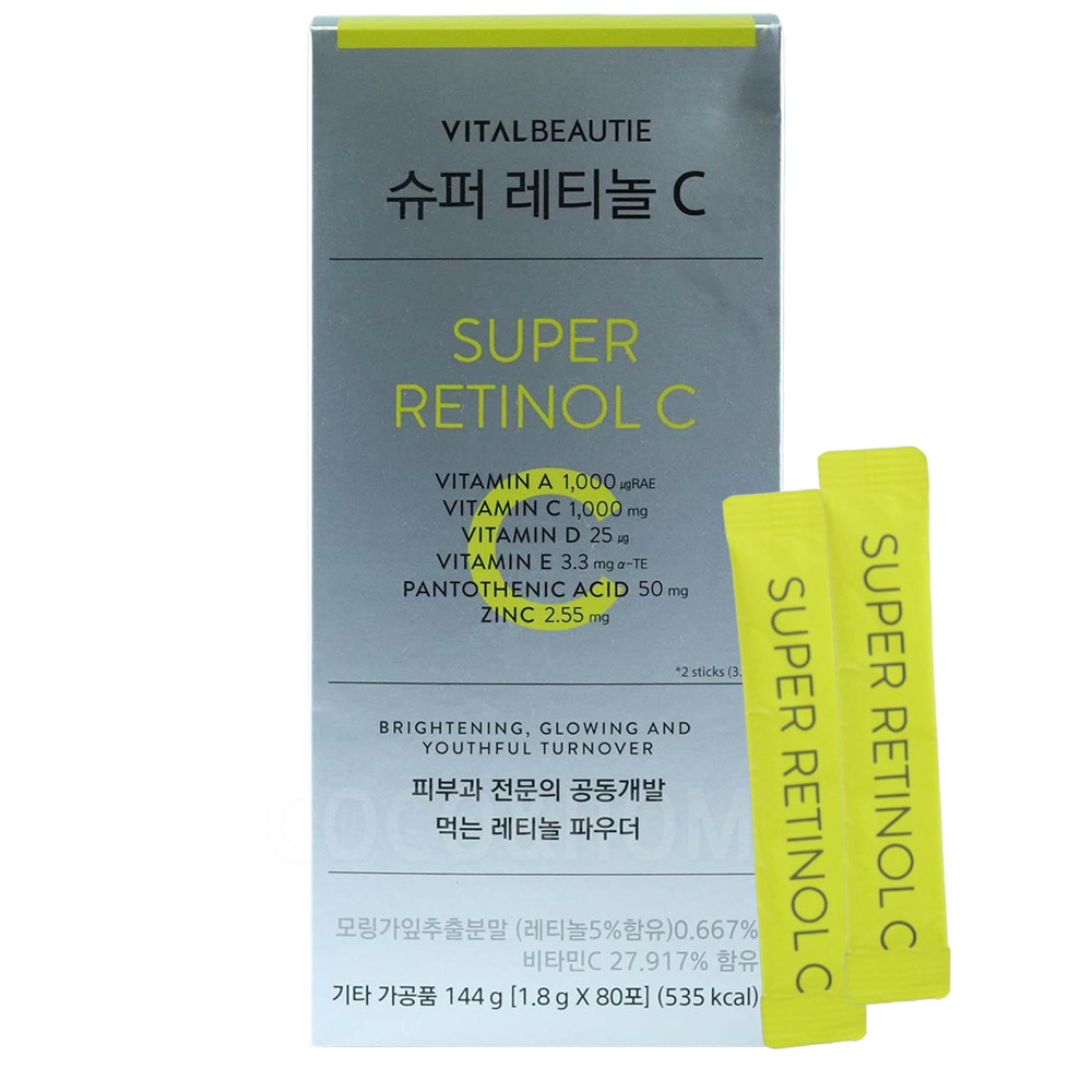 바이탈뷰티 슈퍼 레티놀C 1.8g x 80포, 1개