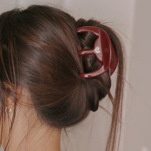 [프롬플로] [선물포장] Mega Hair Claw - Burgundy