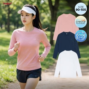 버팔로 BFL 여성 사계절 크레오라 냉감 라운드 긴팔티셔츠 이너티 고스판 S2ERTS-102W_24556184_685817