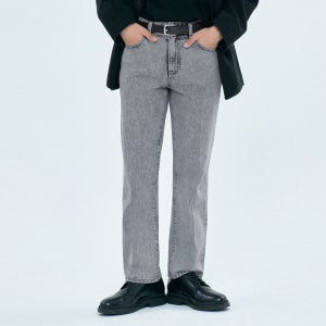 [라츠] S003 스트레이트 문그레이 워시드