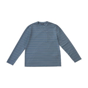 하이킹 패트롤 스트라이프 긴팔 티셔츠 네이비 믹스 SS26110NM