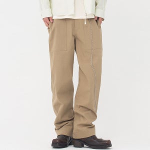 [라츠] 코튼 와이드 팬츠 라탄