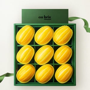 그린 에디션, 고당도 성주 참외 선물세트 2.8kg이상(9입/로열과)