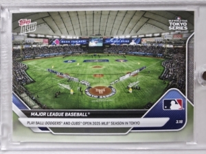 2025 TOPPS NOW 탑스 나우 오타니 쇼헤이 야마모토 요시노부 로키 사사키 LA 다저스 도쿄시리즈 MLB 야구 카드