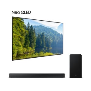 삼성전자 2025 Neo QLED QNF70 (214cm) 풀 모션 슬림핏 벽걸이+3.1ch 사운드바 B650F KQ85QNF70B-W6