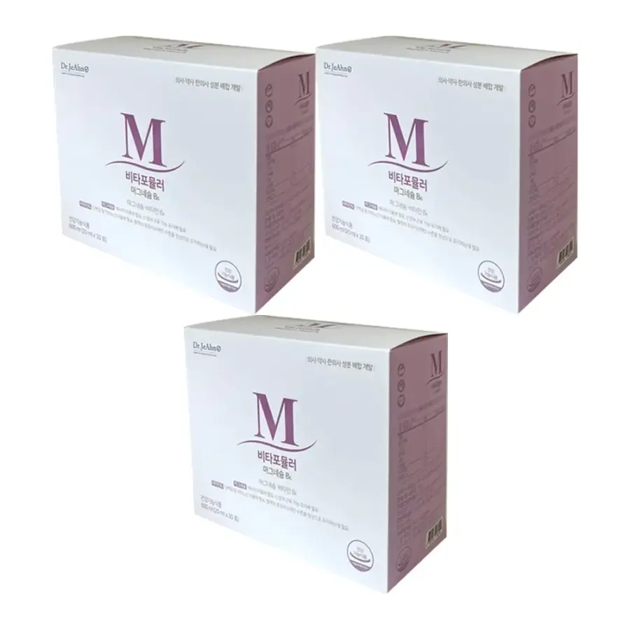 닥터제안 <b>비타포뮬러 마그네슘 B6</b> 20ml x 30포 3개