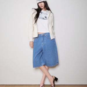 [디스이즈파인] 데님 버뮤다 쇼츠 TIF01ST01