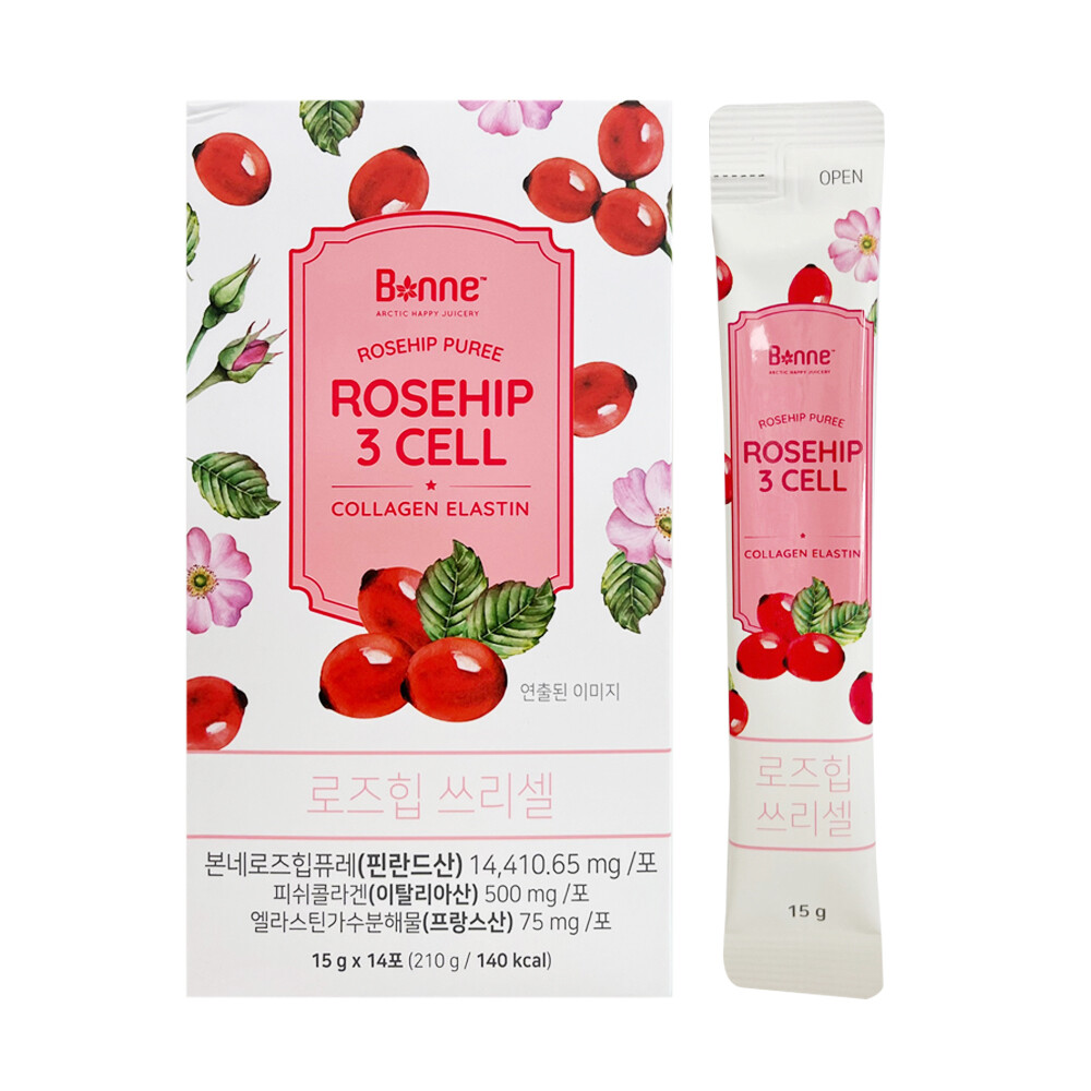 본네 본네 <b>로즈힙</b> 3CELL 쓰리셀 15g x 14포 / 써클
