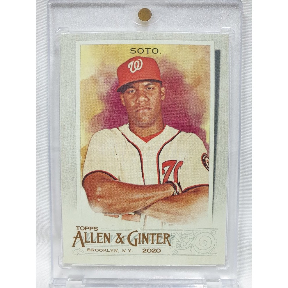 2020 ALLEN GINTER JUAN SOTO #28 후안 소토 MLB 메이저리그 야구 카드  1개
