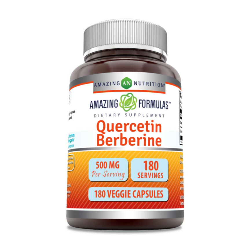 어메이징뉴트리션 베르베린 <b>퀘르세틴 500mg</b> 180캡슐