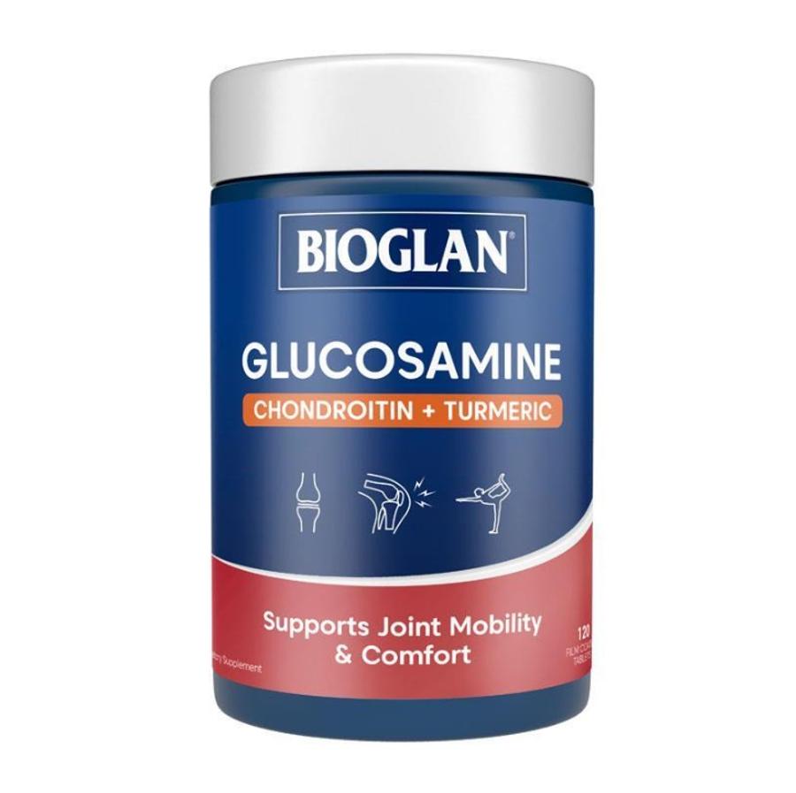 <b>바이오글랜</b> 글루코사민 + 콘드로이친 + 터메릭 120정  관절및 <b>연골</b>건강에 도움
