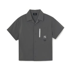 [MLB키즈](WSB03)MLB키즈 베이직 아웃도어 우븐 셔츠(7AWSB0363-50GRD)_7AWSB0363-50GRD [갤러리아 타임월드]