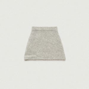 [더바넷] Susie Alpaca Knit Mini Skirt_Grey