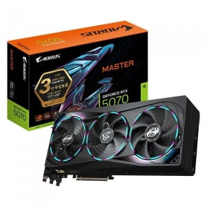 기가바이트 GIGABYTE AORUS 지포스 RTX 5070 MASTER D7 12GB 제이씨현