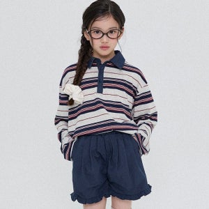 댄디 카라 티셔츠_네이비