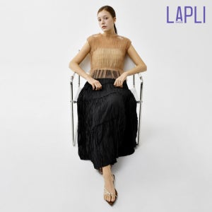 라플리 26SS 핸드크리즈 플리츠 스커트 [런칭 가격 89,900원] TV상품